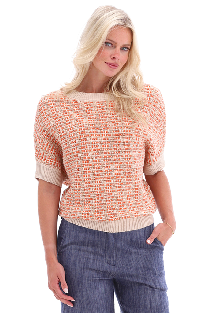 Pull met vleermuismouw A850 Orange