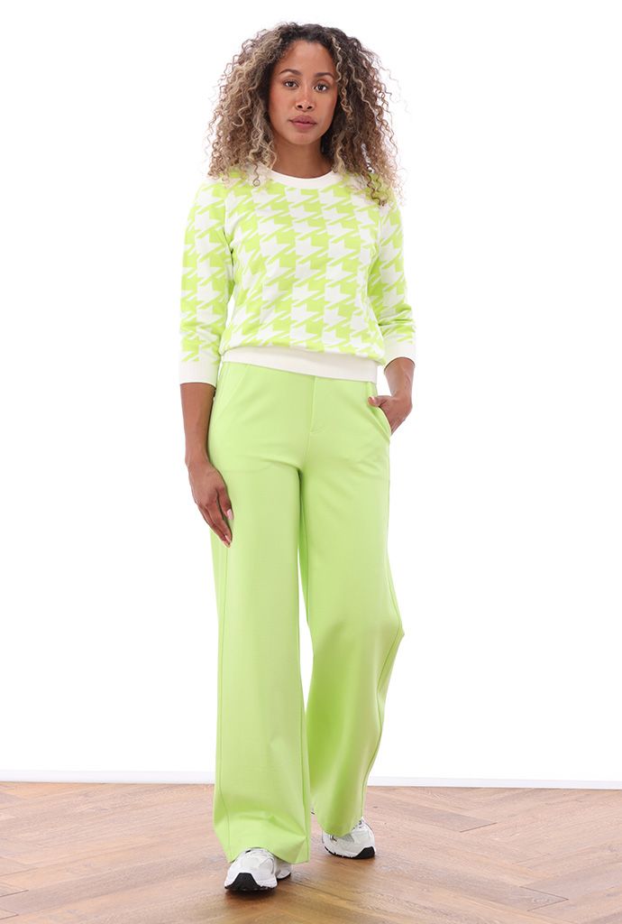 Broek met elastiek A701 sharp Green
