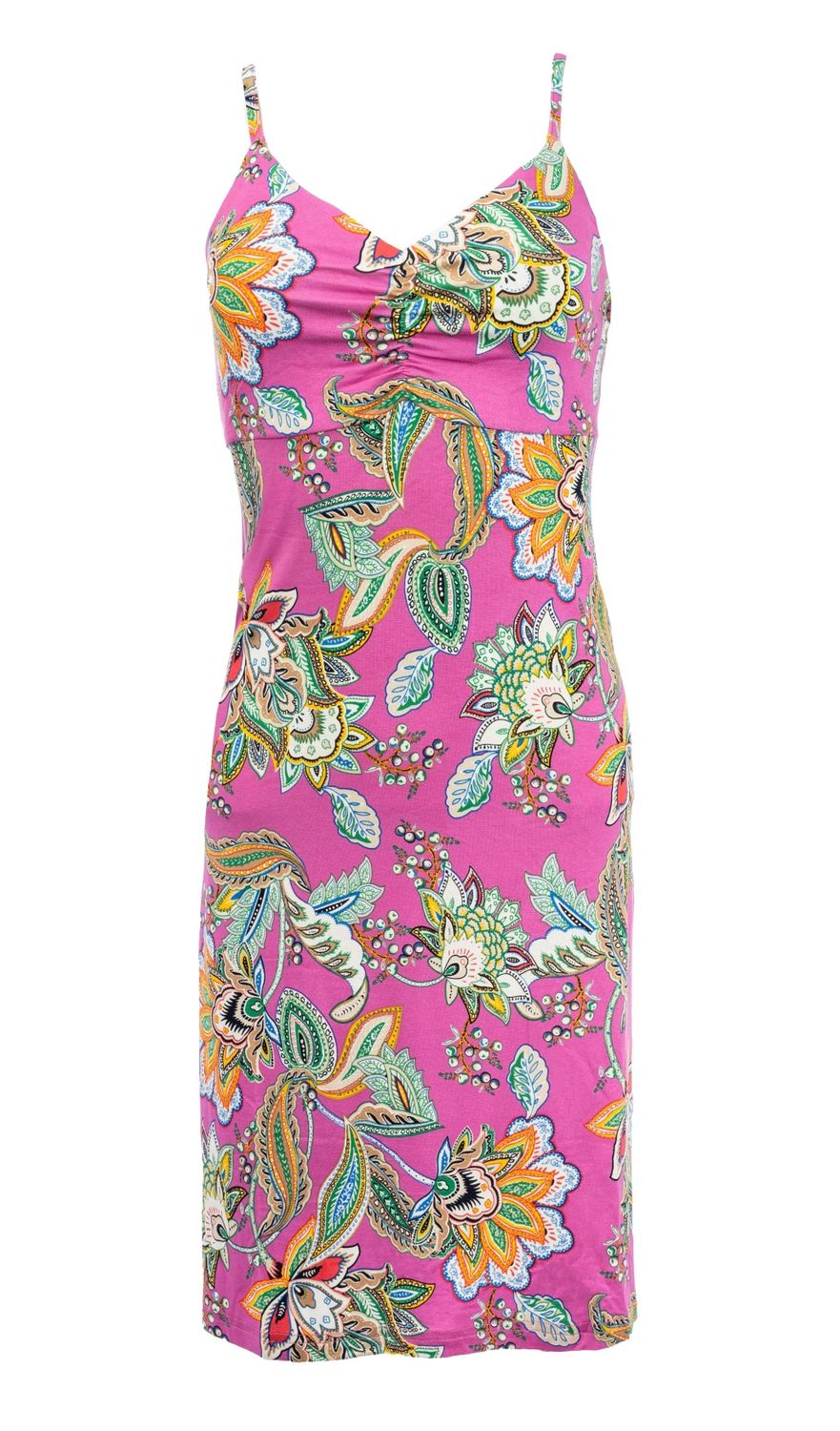 Nori SL Pink Flower Paisley Tricot