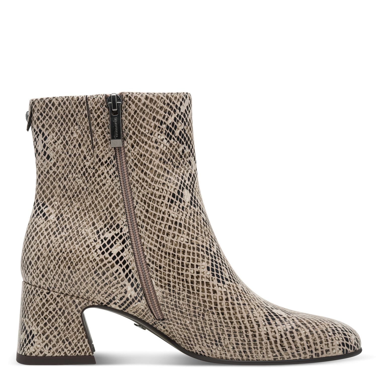 Enkellaars Beige Snake