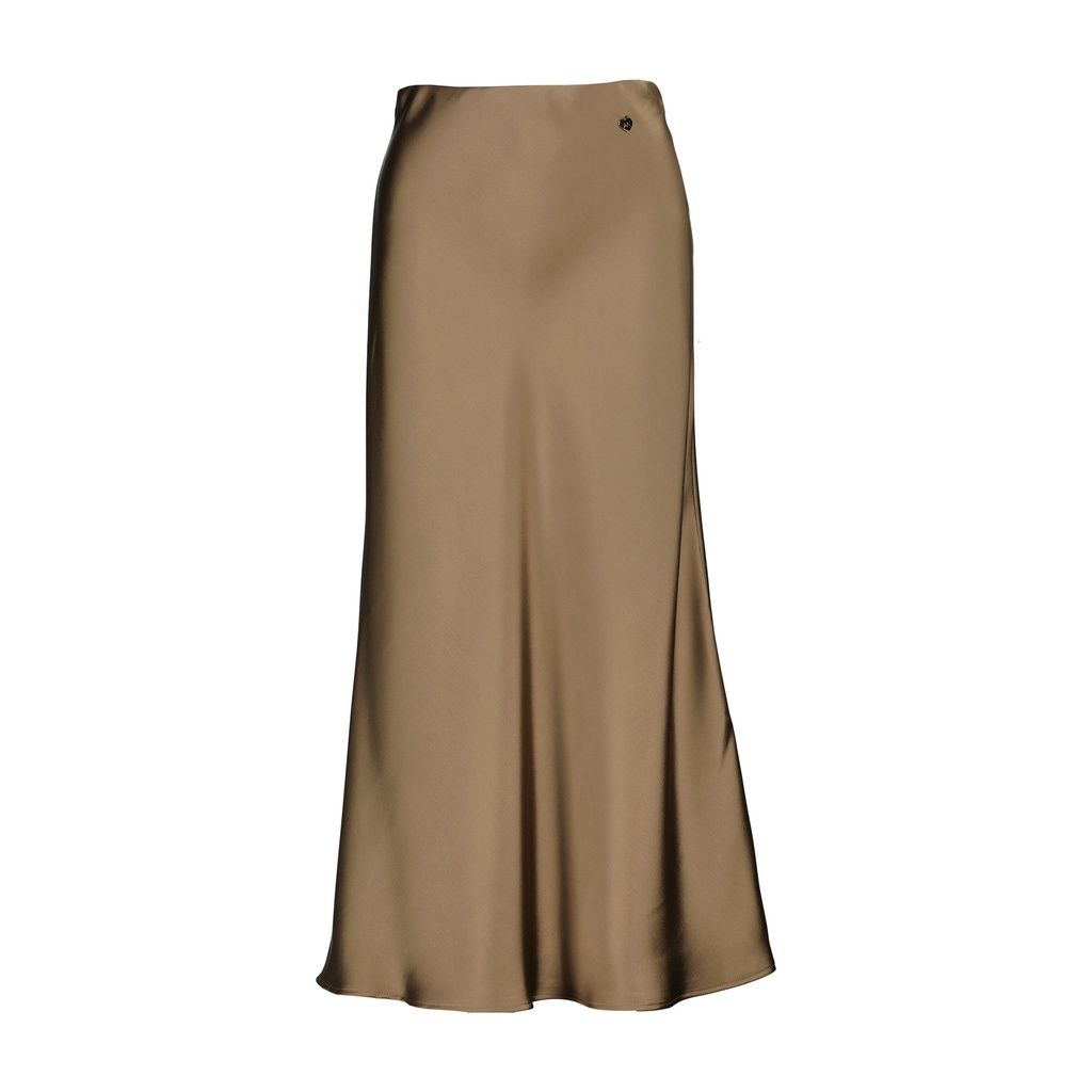 Satijnen rok Alessia, Size: S, Colour: Dark Taupe