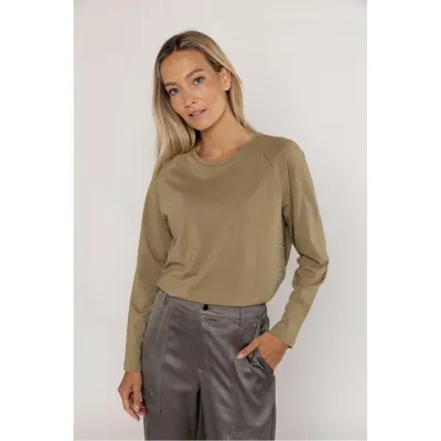 T-Shirt Plain Brown 533236