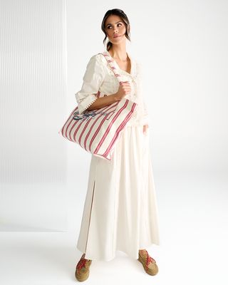 C708L Rok met kant Ecru