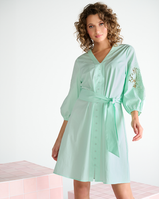 C735L Jurk soft jelly mint