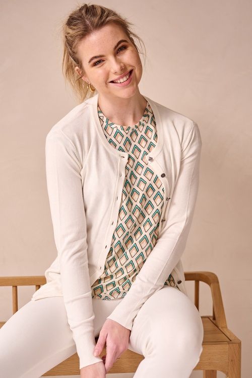 Gilet Luna Uni 6001, Color: Ecru, Size: S