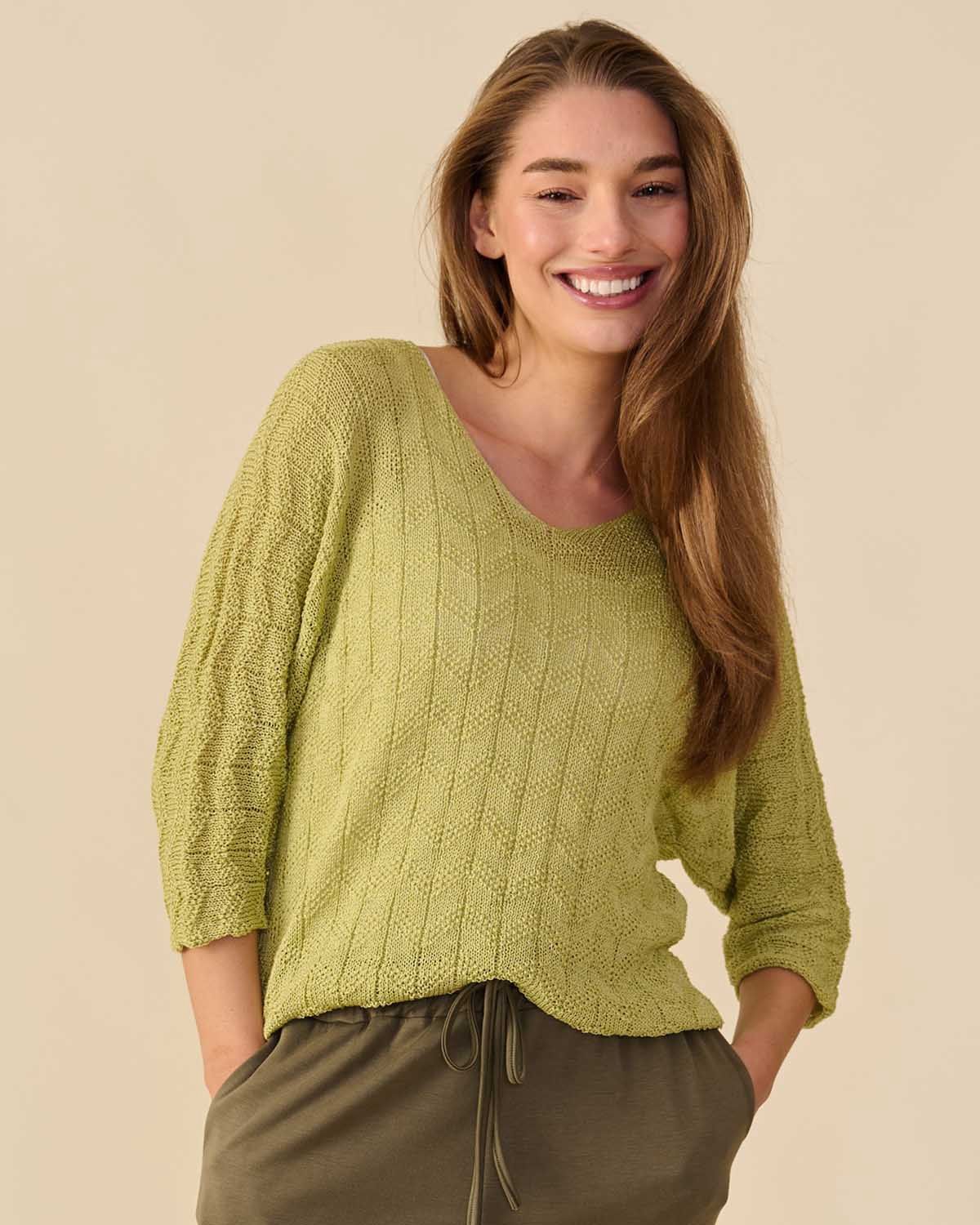 Trui Kim Uni Wave 7706, Colour: Pistache, Size: SM