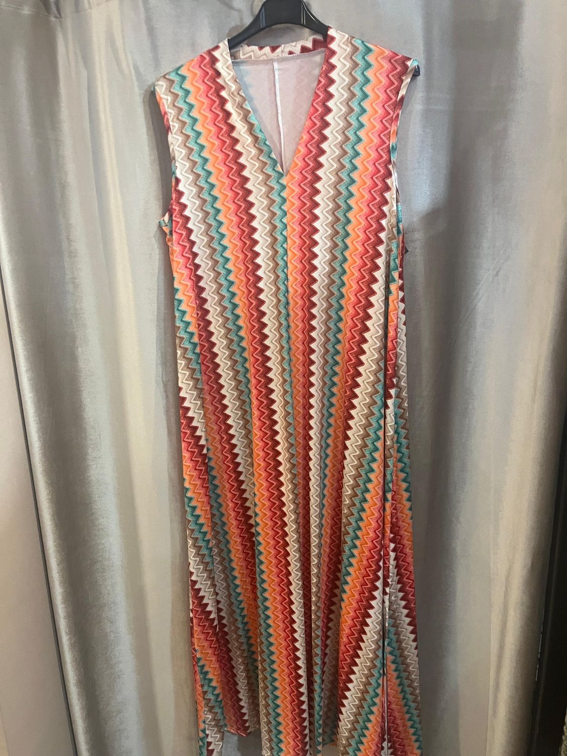 lang kleed TU strepen zigzag GRM, Size: roorgroe