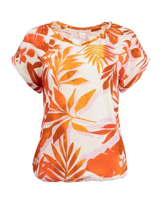 Nox PW SS Orange Papercut Leaves Woven