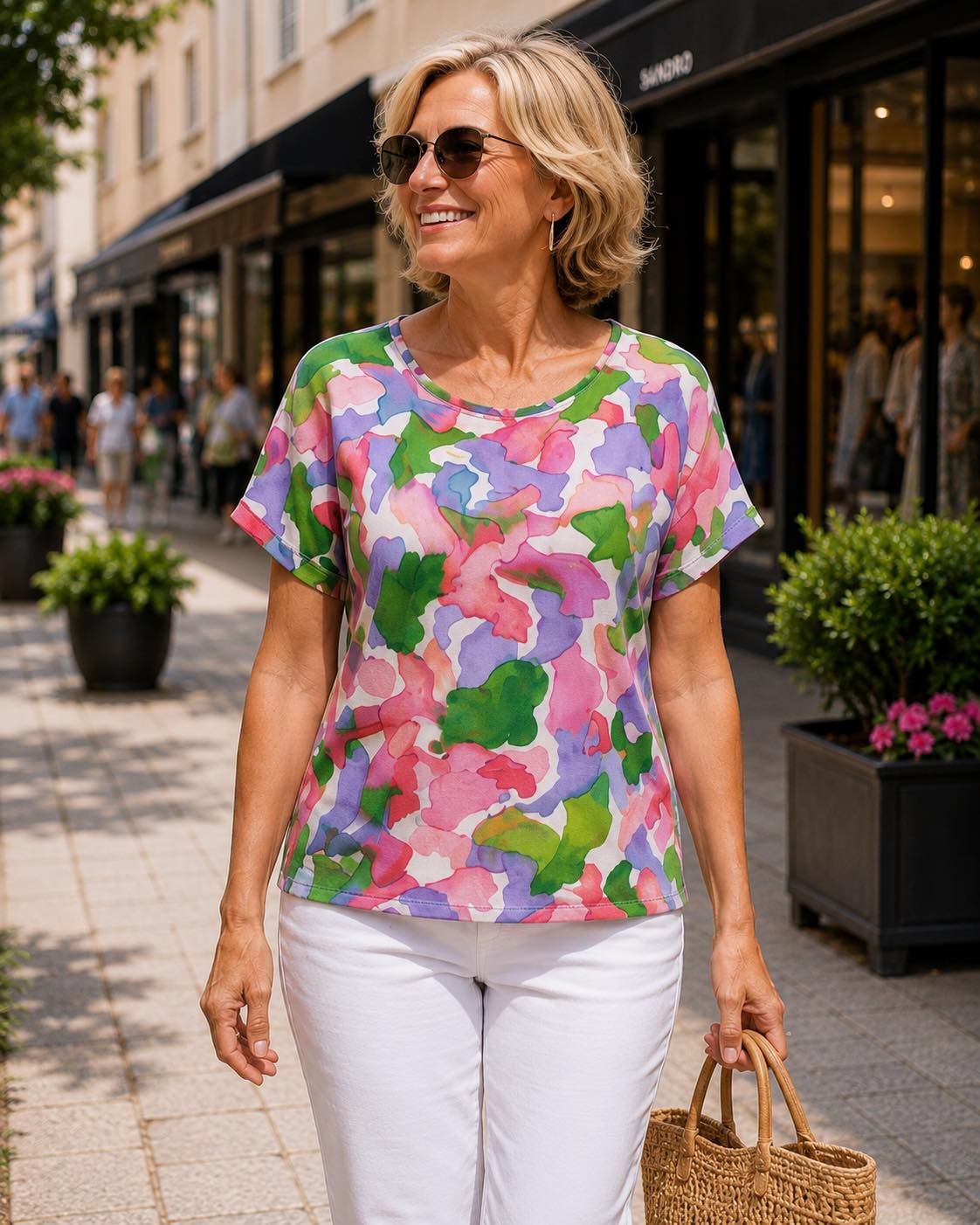 Mana SS Pink Camouflage Tricot