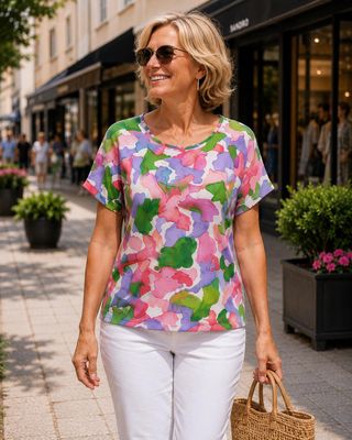 Mana SS Pink Camouflage Tricot