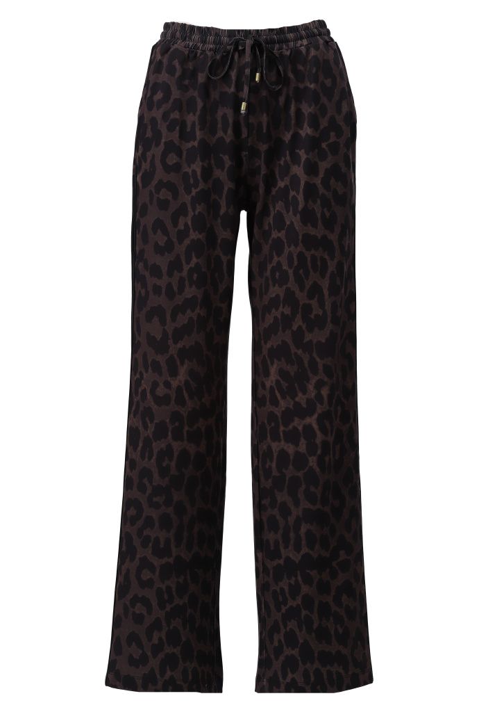 Broek met luipaardprint D322 P161