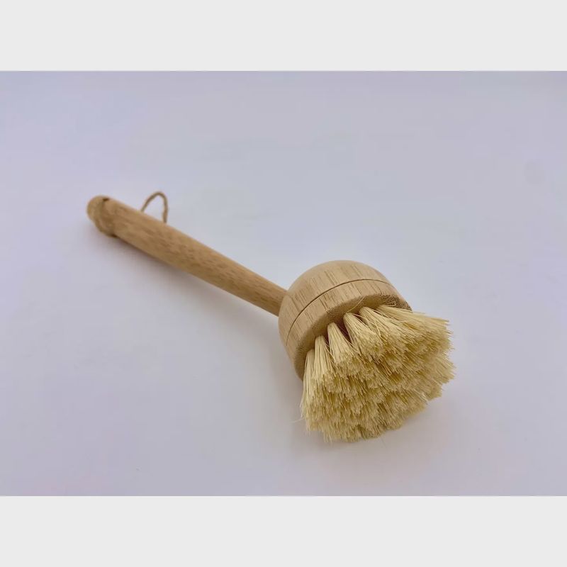 Long Handle Bamboo Dish Scrubber