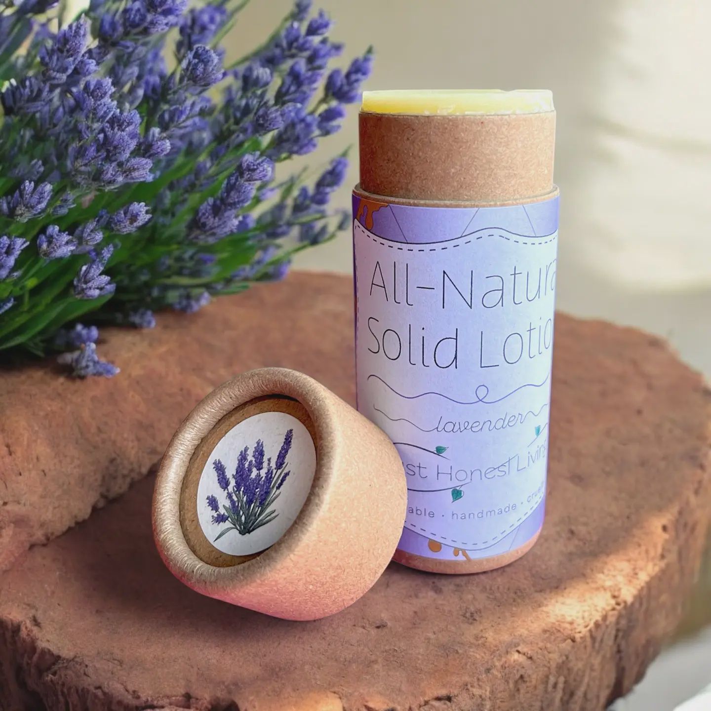 All Natural Zero-Waste Lotion, Fragrance: Lavender