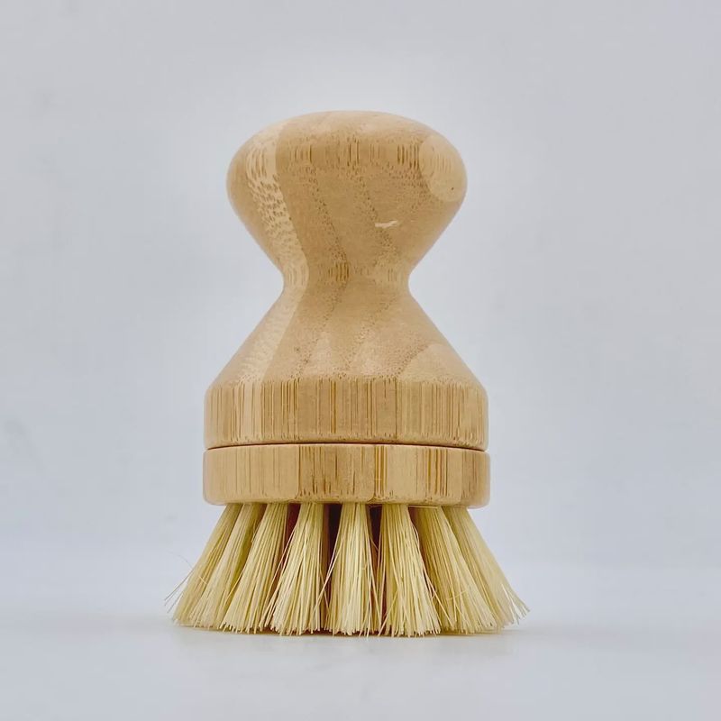 Bamboo Soft-Bristle Pot Scrubber