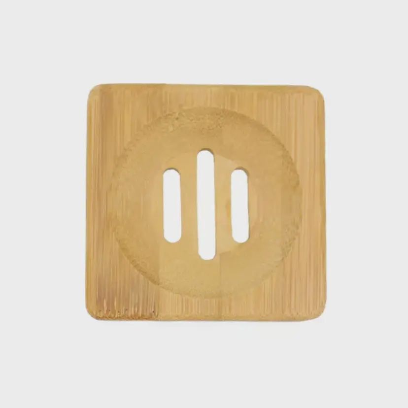Bamboo Soap Dish, Size: Square