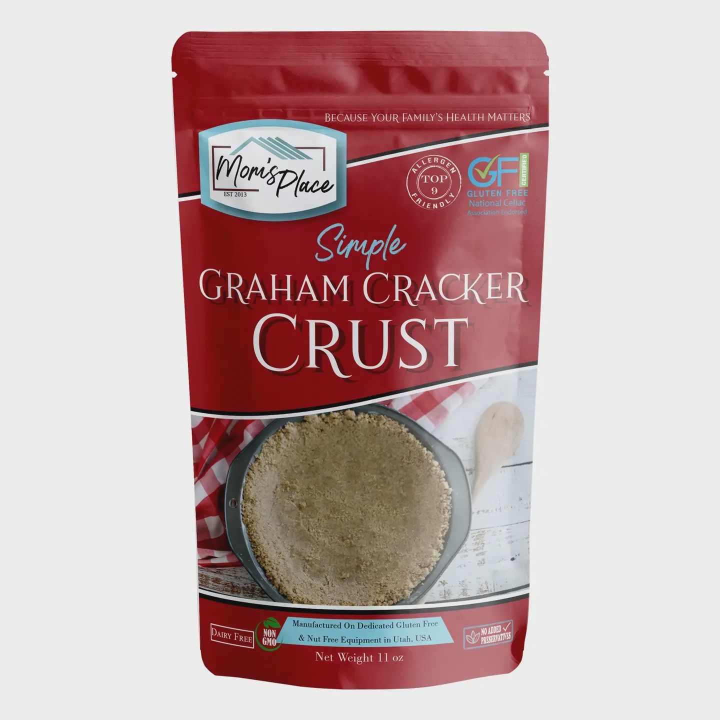 Simple  Gluten-Free Graham Cracker Crust