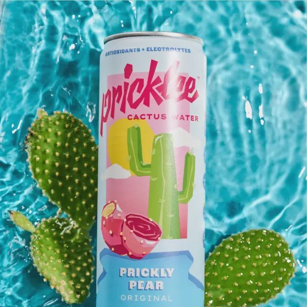 Pricklee Cactus Water, Flavor: Original- Prickly Pear