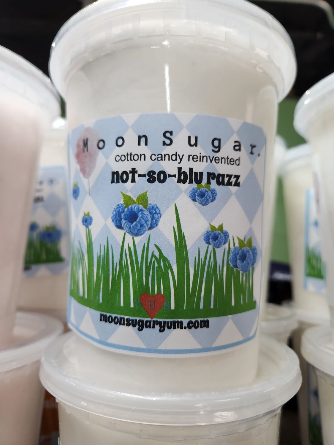 Dye-Free Cotton Candy, Flavor: No-so-blu Razz