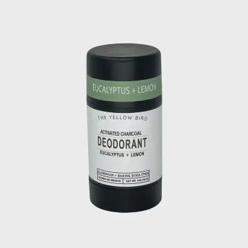 Activated Charcoal  Deoderant, Fragrance: Eucalyptus Lemon