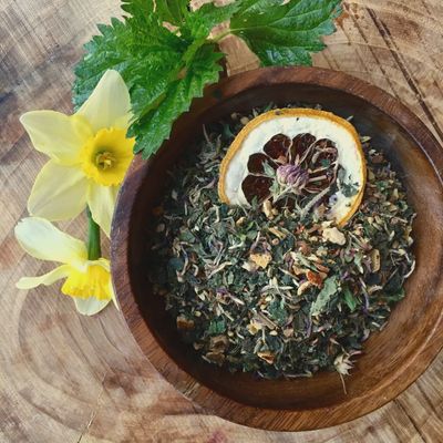 Green Up- Hand Blended Loose Leaf Tea (2 oz bag)