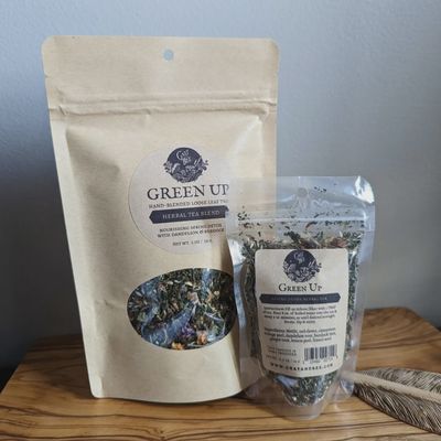Green Up- Hand Blended Loose Leaf Tea (2 oz bag)