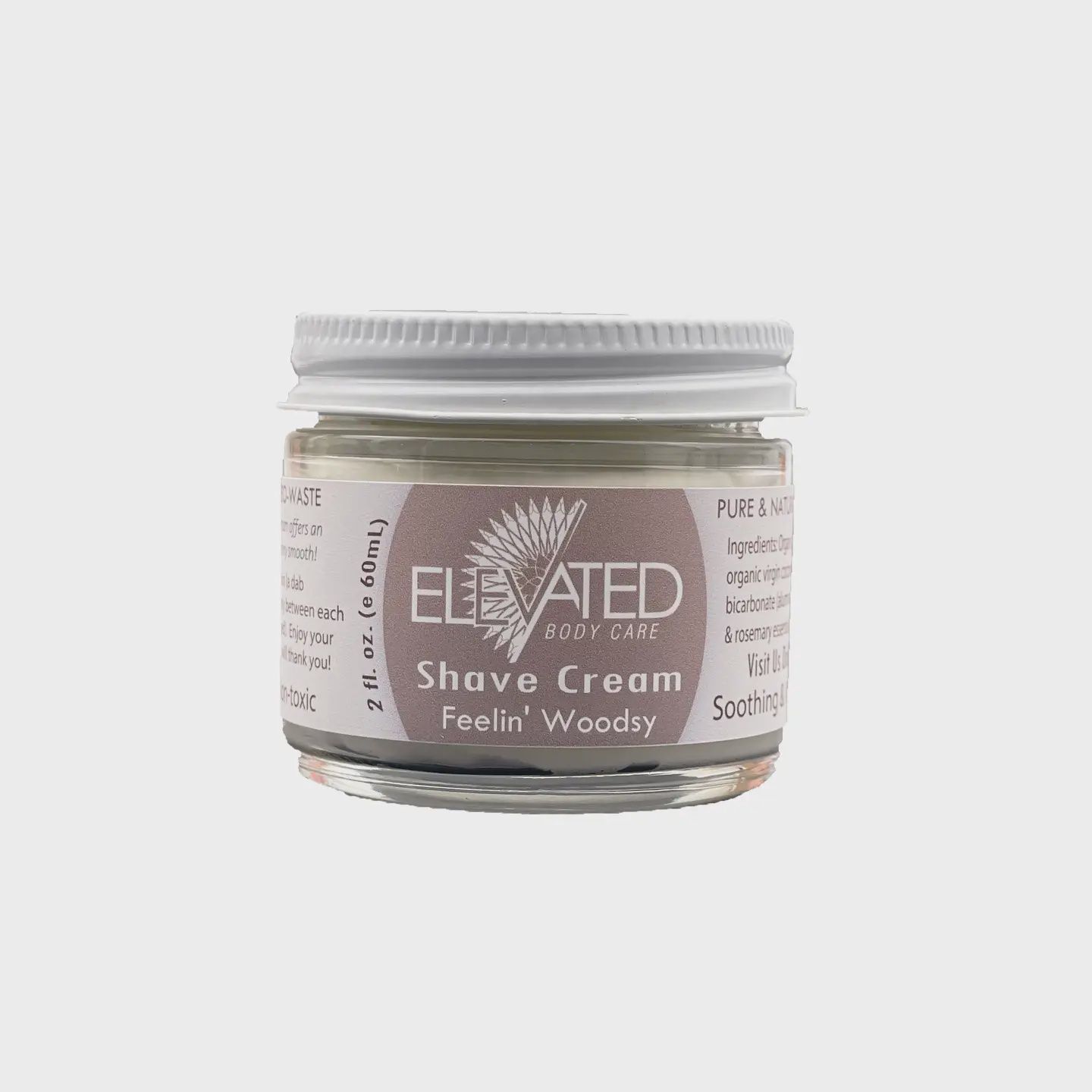 Shave Cream (2 oz jar), Fragrance: Feelin&#39; Woodsy