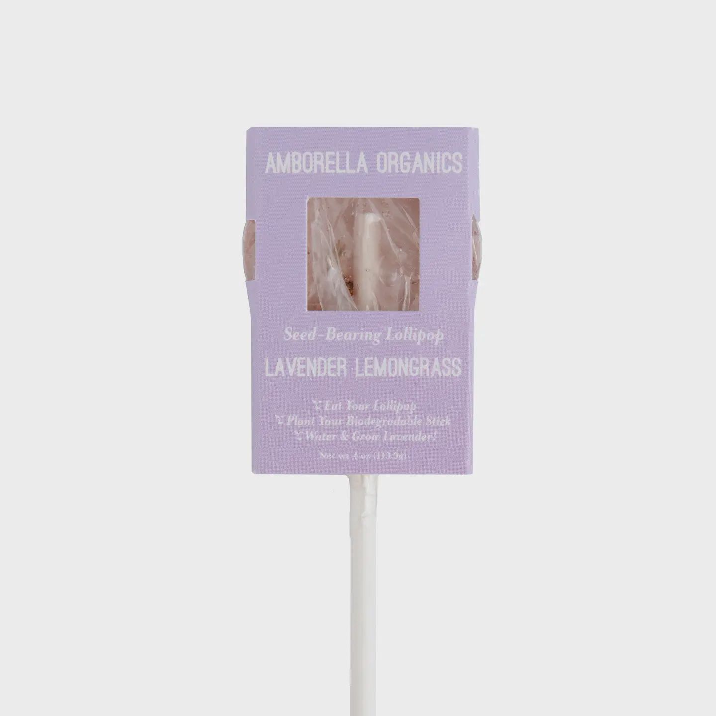 Seed -Bearing Lollipop, Flavor: Lemongrass &amp; Lavender