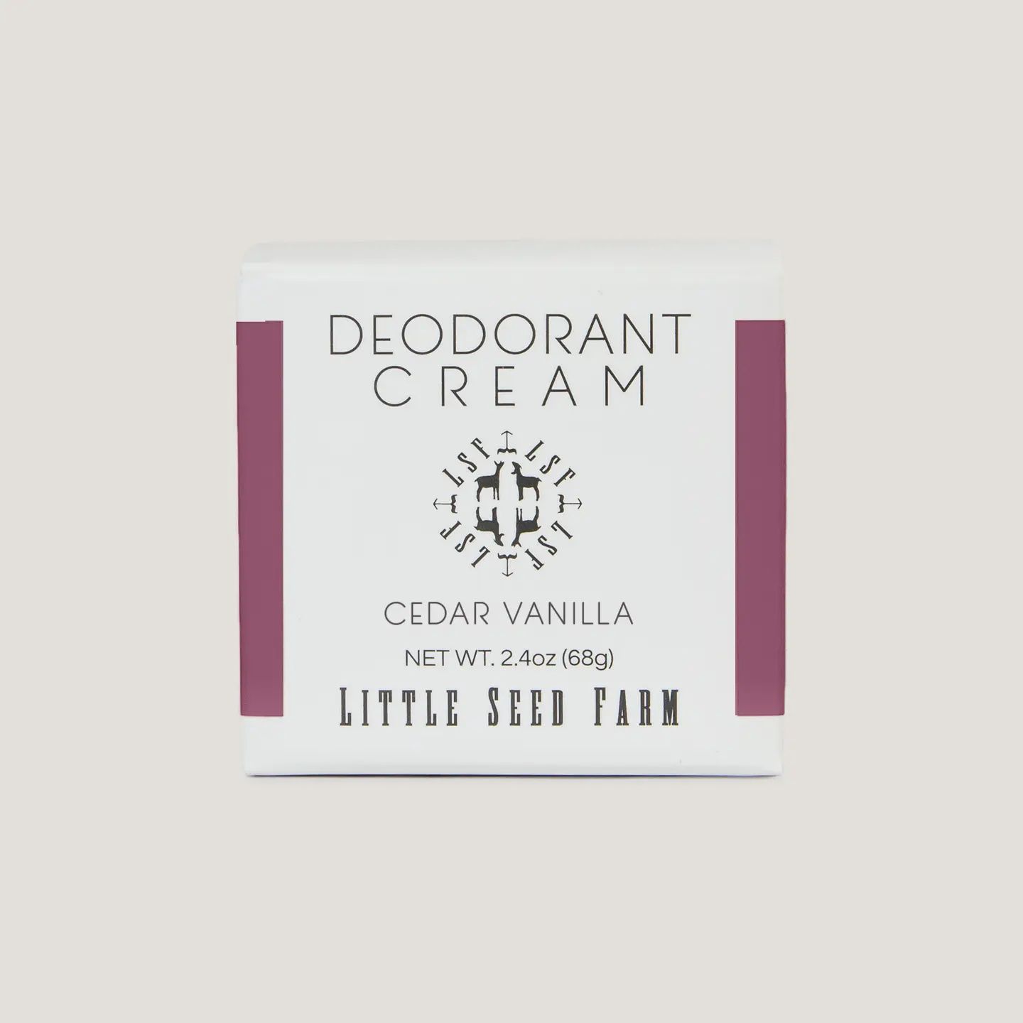 Deoderant Cream, Fragrance: Cedar Vanilla