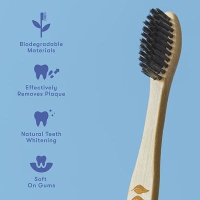 Bamboo Toothbrush Travel Set