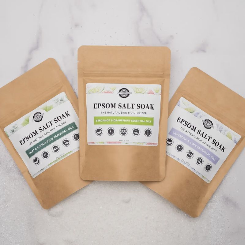 Natural Bath Soak Epsom Salt (individually packaged)