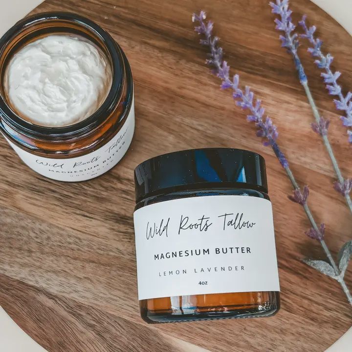 Tallow Magnesium Butter (Lemon &amp; Lavendar)