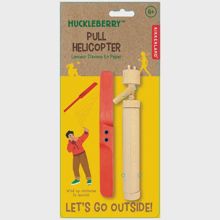 Pull Helicopter Toy
