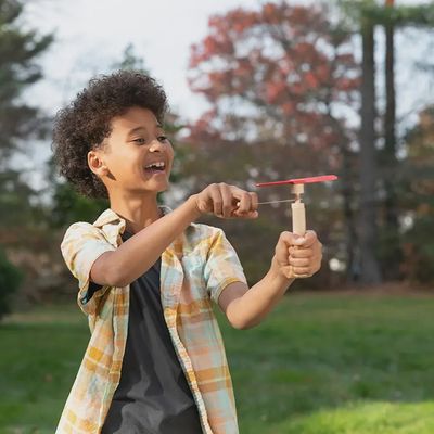 Pull Helicopter Toy