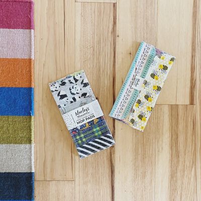 Scrap Felt Mop Pads (Set of 2- Surprise Prints)