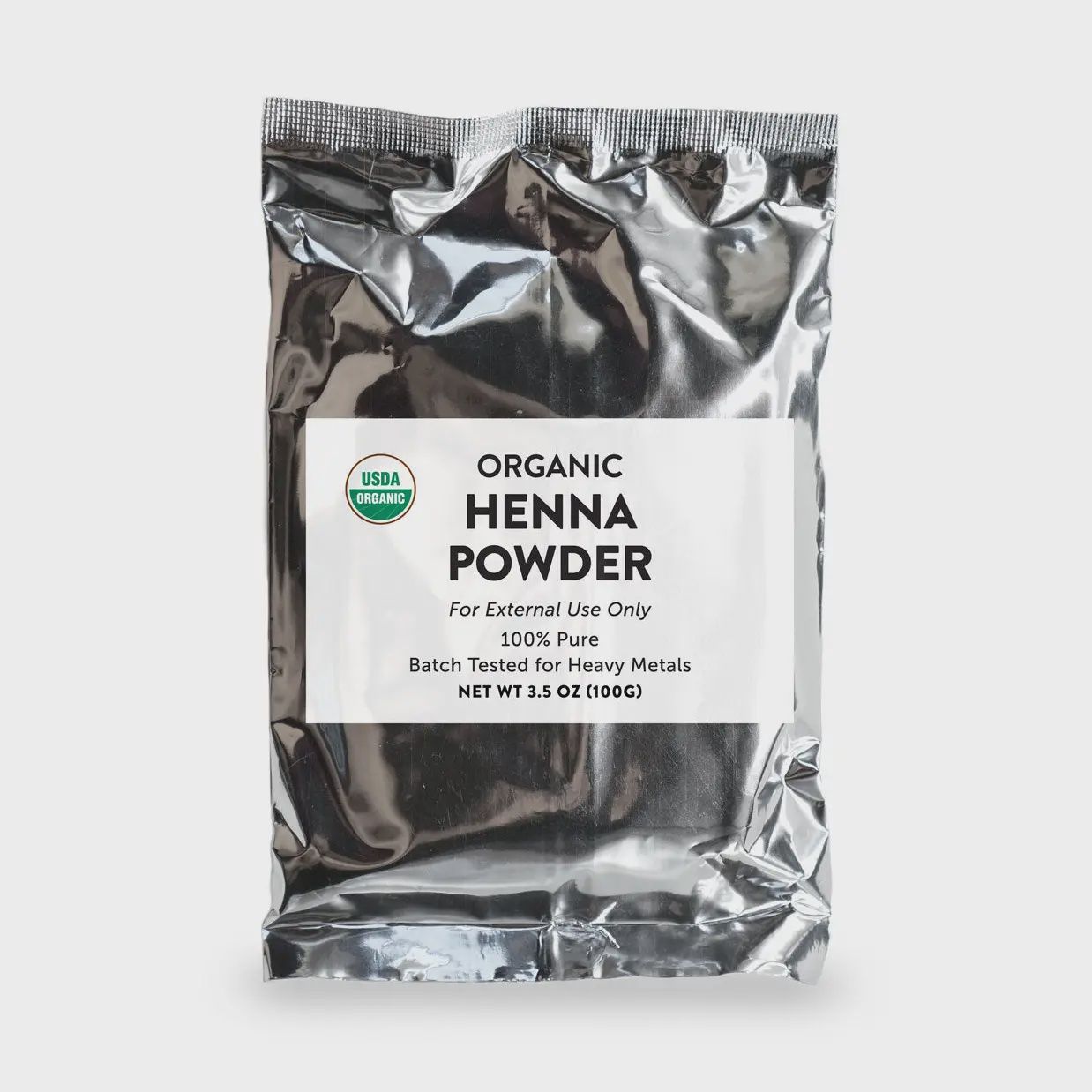 Henna Powder- Certified Organic (3.5oz bag)