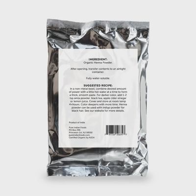 Henna Powder- Certified Organic (3.5oz bag)