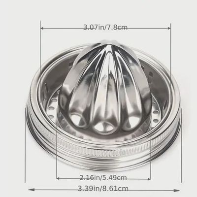 Stainless Steel Citrus Juicer- Wide Mouth