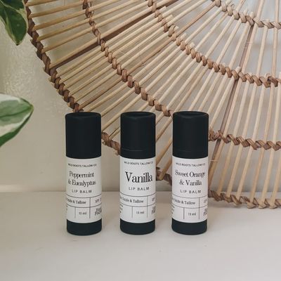 Tallow Lip Balm with SPF 15