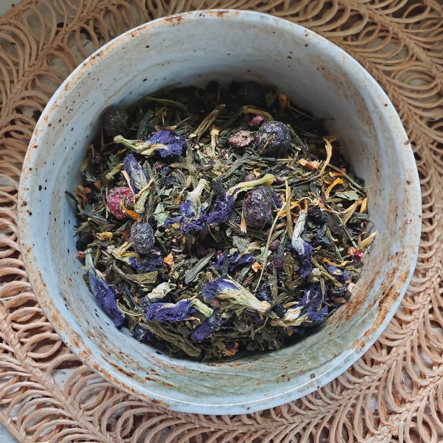 Blueberry Moon- Loose Leaf Green Tea