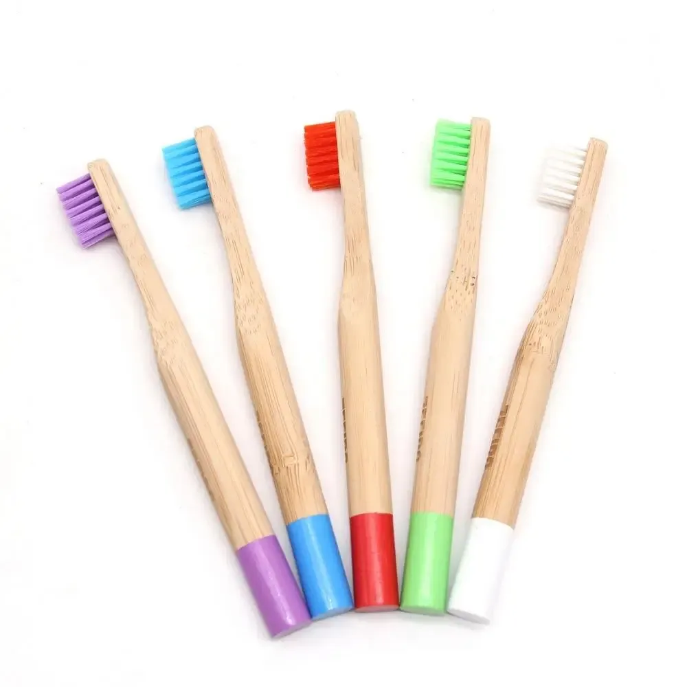 Bamboo Kids Toothbrush, Color: White