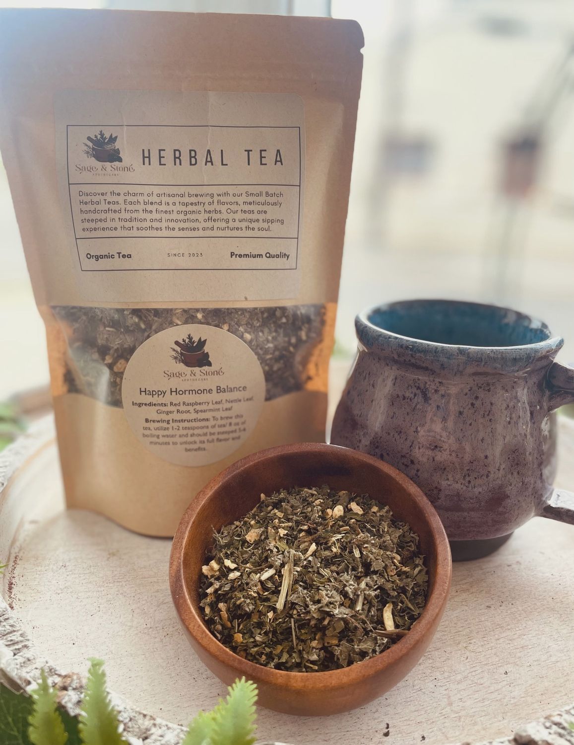Happy Hormone Herbal Tea, Size: 6 oz bag