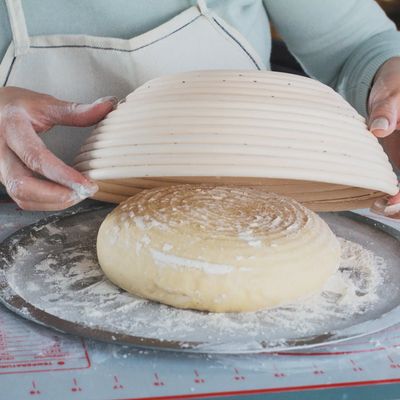10" Round Bread Proofing Basket with Liner