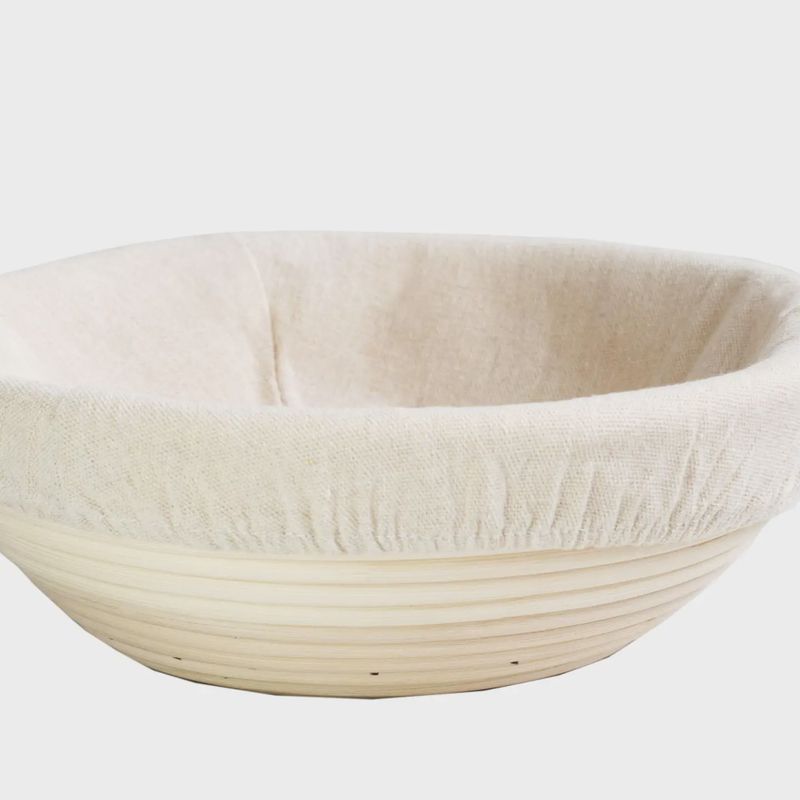 10" Round Bread Proofing Basket with Liner