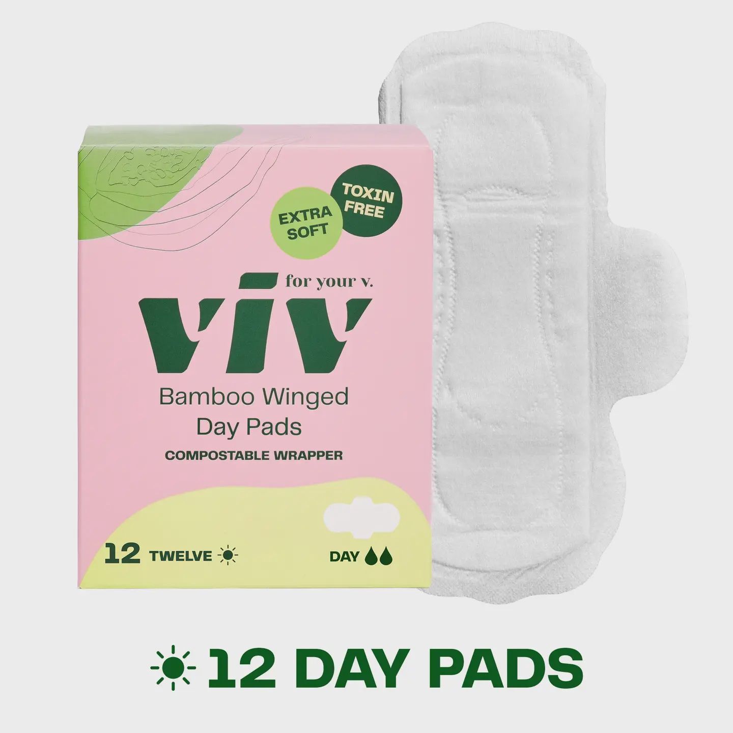Viv Bamboo Winged Day Pads