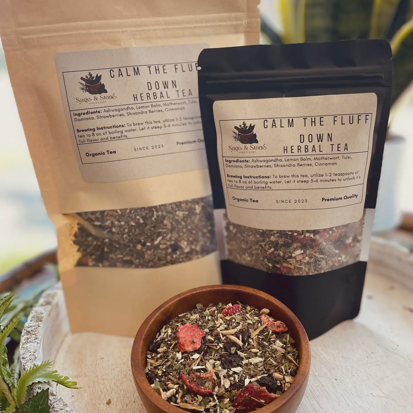 Calm The Fluff Down Tea, Size: 3 oz bag