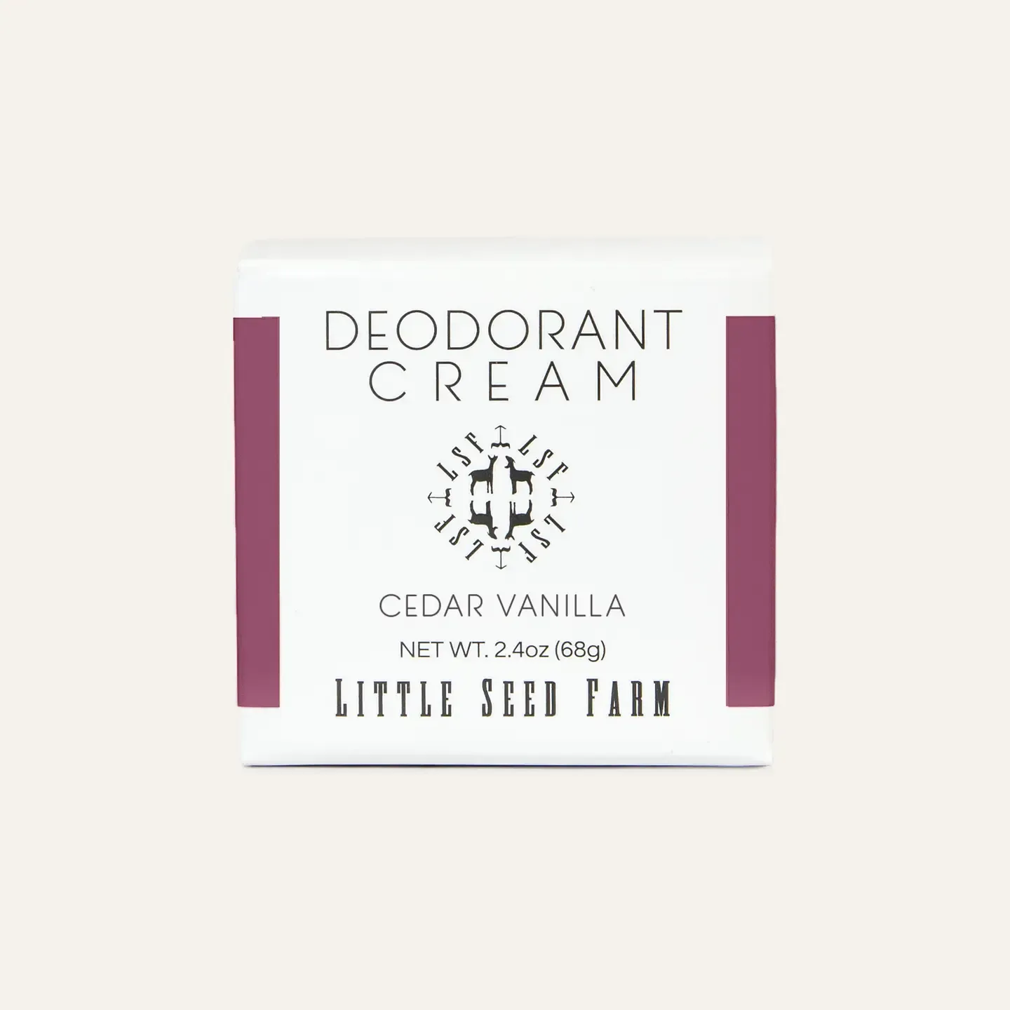 deodorant Cream, Fragrance: Cedar Vanilla