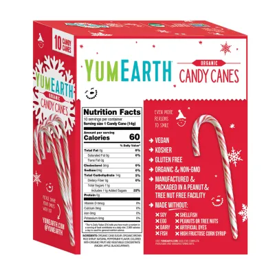 Organic Candy Canes (Dye-Free)