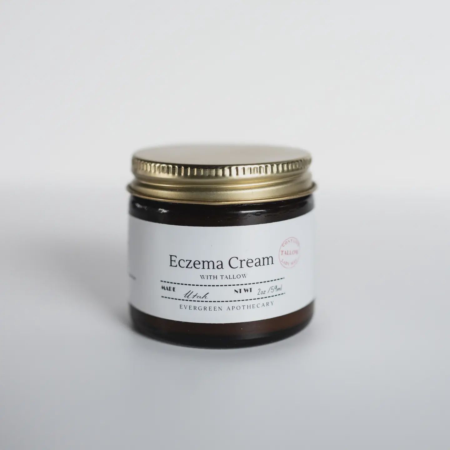 Eczema Cream with Tallow 2oz
