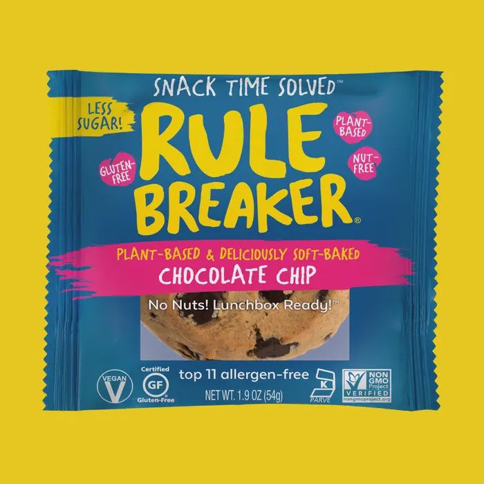 Rule Breaker Plant-Based Cookies, Flavor: Chocolate Chip (Single Cookie)