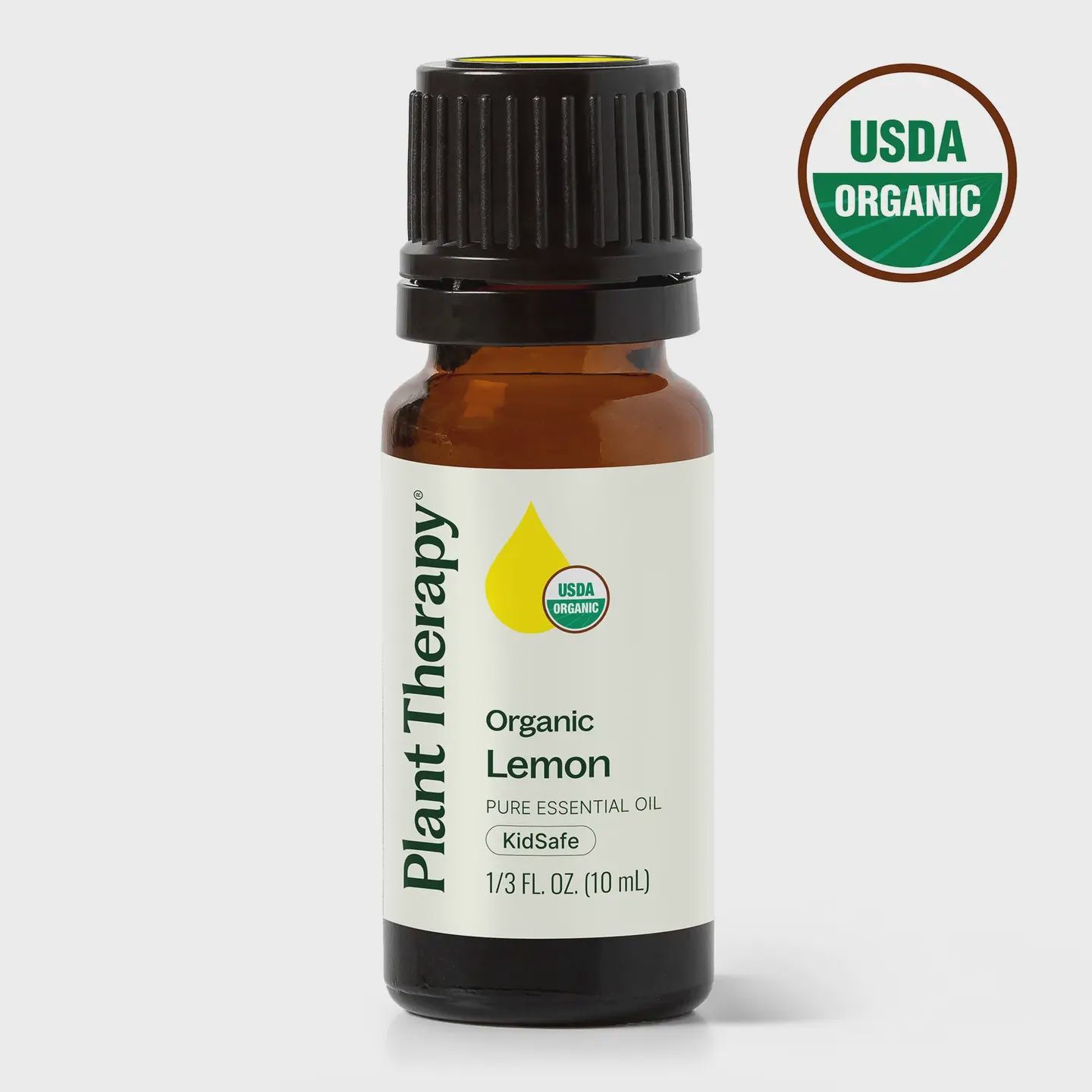Organic Lemon Essential Oil (10 mL)